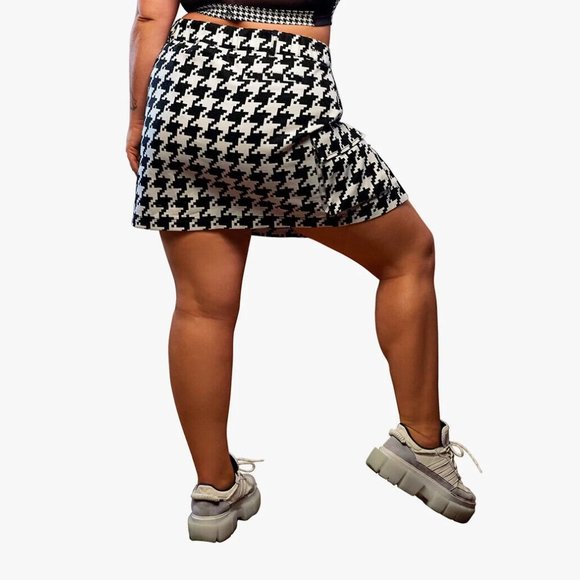 adidas Women's Ivy Park Halls of Ivy Grey Black Skirt (Plus Size) HC5985 - Picture 2 of 5